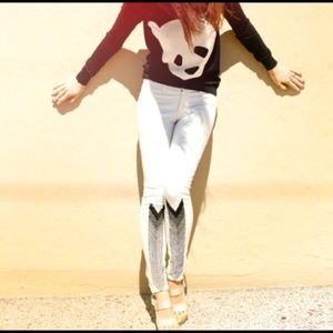 Rag & Bone white jeans 28